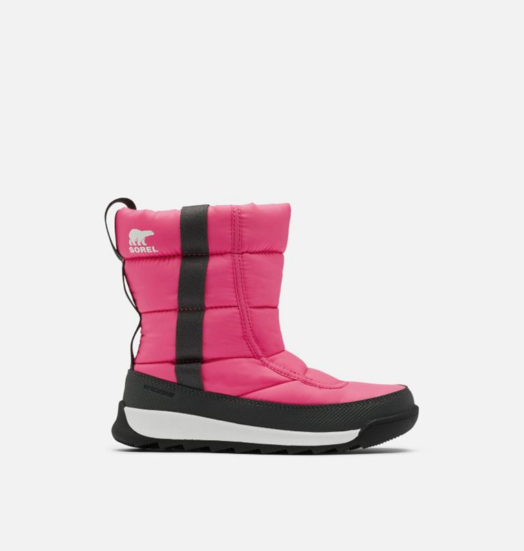 Sorel Youth Whitney™ II Puffy Mid - Kids Snow Boots Pink/Black - 429516ZKQ